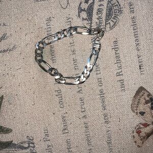 Men's Silver Chain Bracelet